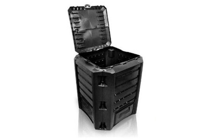 Компостер садовый COMPOGREEN 380 л Prosperplast 71,9х71,9х82,6 см (sad0001012) Черный - изображение 3
