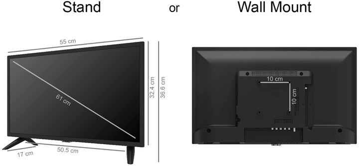 Телевізор 24" RCA RS24H2 Android Smart TV 60 Гц купить в интернет ...