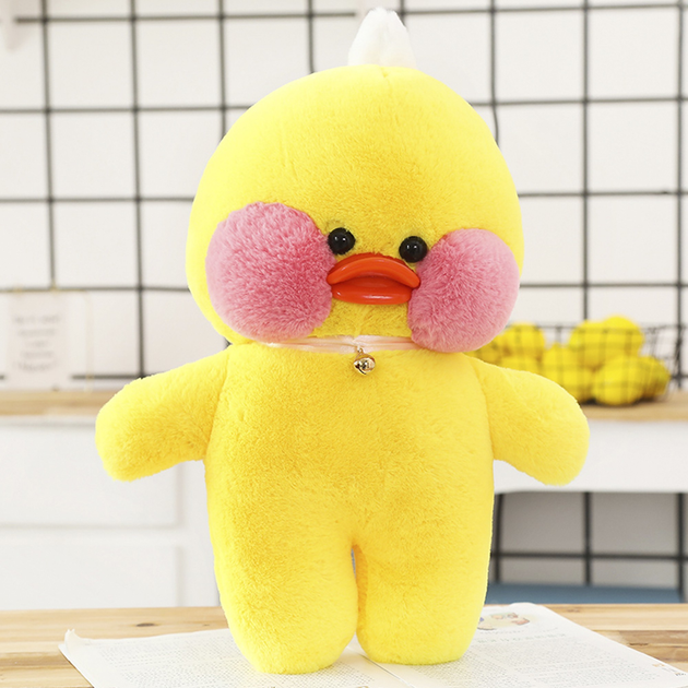 Плюшевая кукла уточка ЛаЛаФанФан с комплектом одежды LaLafanfan Duck ...