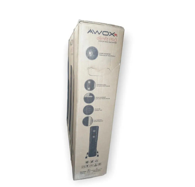 Масляный радиатор Awox Dilimfit Pro ( 2,9 кВт, 13 секций с вентилятором). Масляный обогреватель - изображение 8