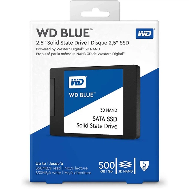 2.5インチ SSD 500GB BLUE WD WDS500G2B0A 2.5 500GB WDS500G2B0A Blue WD Digital Western 内蔵型SSD