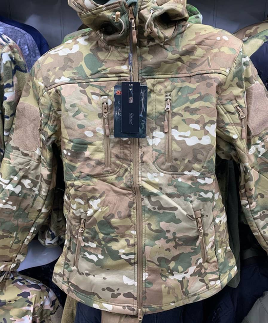 Тактическая куртка на флисе SOFT SHEL мультикам XXXL - изображение 2