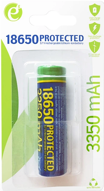 Akumulatorki Gembird Li-ion 18650 3350 mAh (EG-BA-18650/3350) - obraz 3