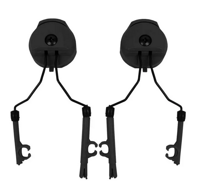 Крепления для активных наушников FMA EX Headset and Helmet Rail Adapter Set GEN1 BK Black - изображение 2