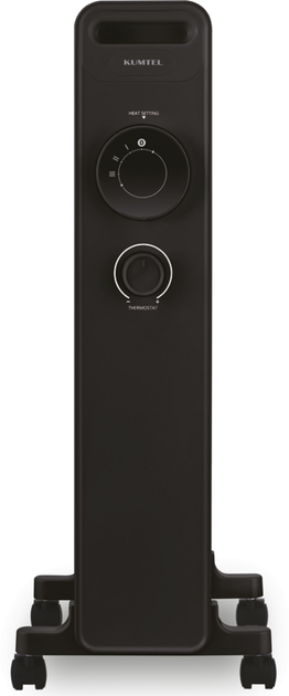 Масляный радиатор KUMTEL KUM-1230S Black - изображение 2
