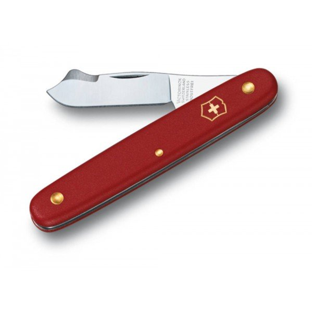 Складаний швейцарський садовий ніж Victorinox Vx39040 Garden 100 мм червоний - зображення 1