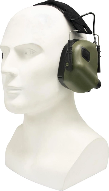 Навушники активні тактичні протишумні EARMOR M31 складні хакі - зображення 2