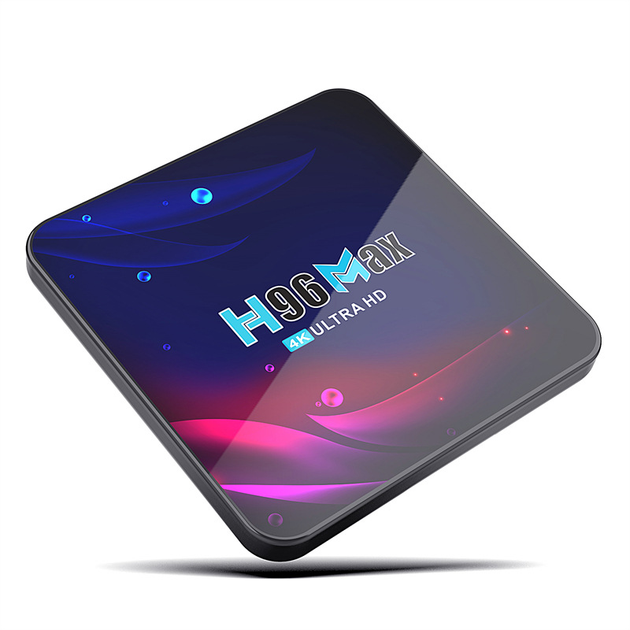 Смарт ТВ приставка Android SmartTV Box 4К H96 MAX V11 2/16ГБ WIFI+BT 5 ...