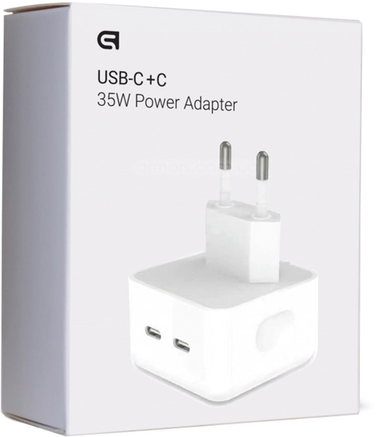 Зарядний пристрій ArmorStandart AMNWM3A 35W Dual USBC Port Compact