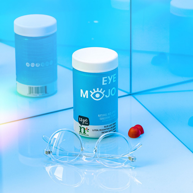 Жевательные конфеты для защиты глаз Amway n*by Nutrilite Eye Mojo Blue Light Vision Gummies 60 шт - изображение 2