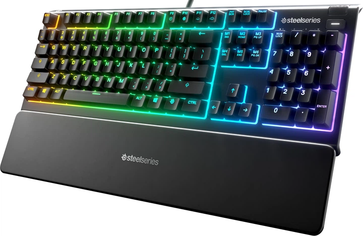 Клавіатура дротова SteelSeries Apex 3 USB US (5707119038805) - зображення 2
