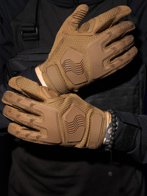 Тактичні рукавички BEZET 6258 L Чорні (2000093212227) - зображення 1