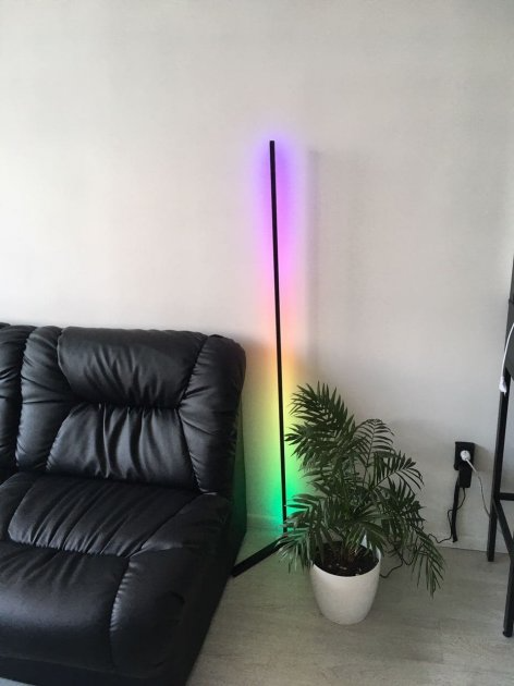Кутовий RGB світильник на пульті керування 2 ШТУКИ Bohemia Stand Light 1.2м, лампа-торшер з різнобарвним світлом 220В - зображення 11