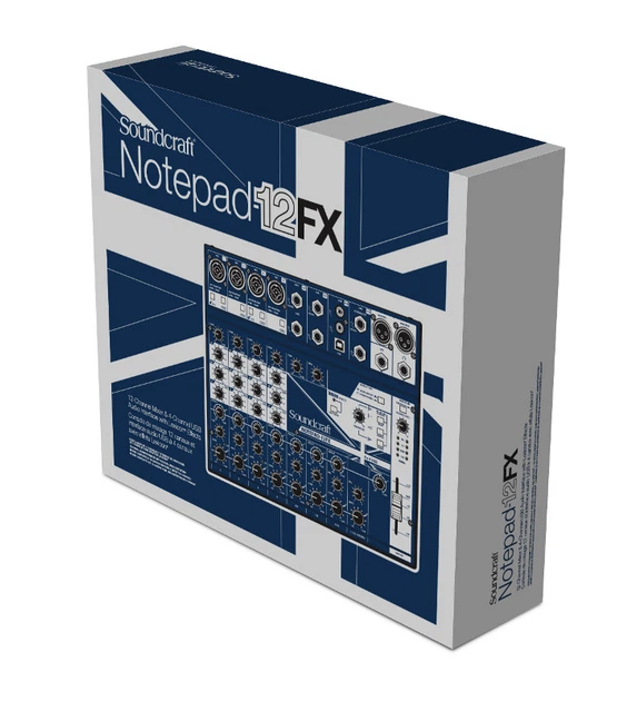 Мікшерний пульт Soundcraft Notepad-12FX – фото, відгуки