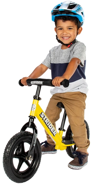 Rowerek biegowy Strider 12 Sport żółty (ST-S4YE) - obraz 11