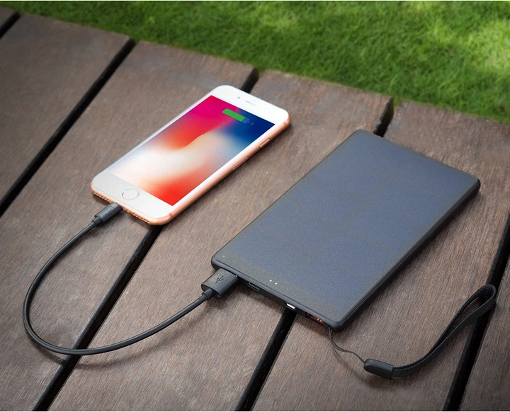 УМБ Sandberg Urban 10000 mAh 18W Solar Black (5705730420542) - зображення 4