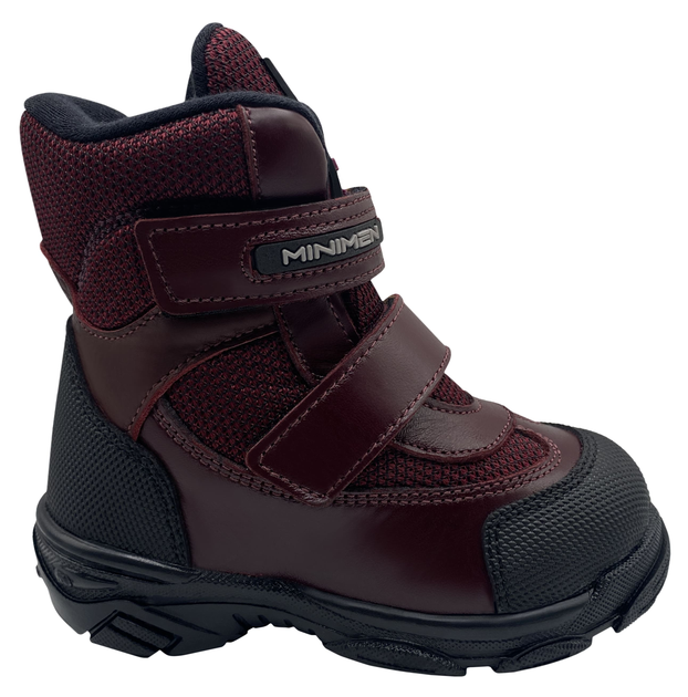 Зимние ортопедические ботинки Minimen 15bordo22 р. 23 15 см. бордовый 