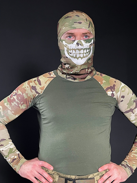 Балаклава тактична UFB Clothing мультикам NATO, з черепом - изображение 1