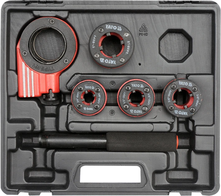 Набор плашек трубных клуппов для нарезки резьбы YATO YT-29001 – фото ...