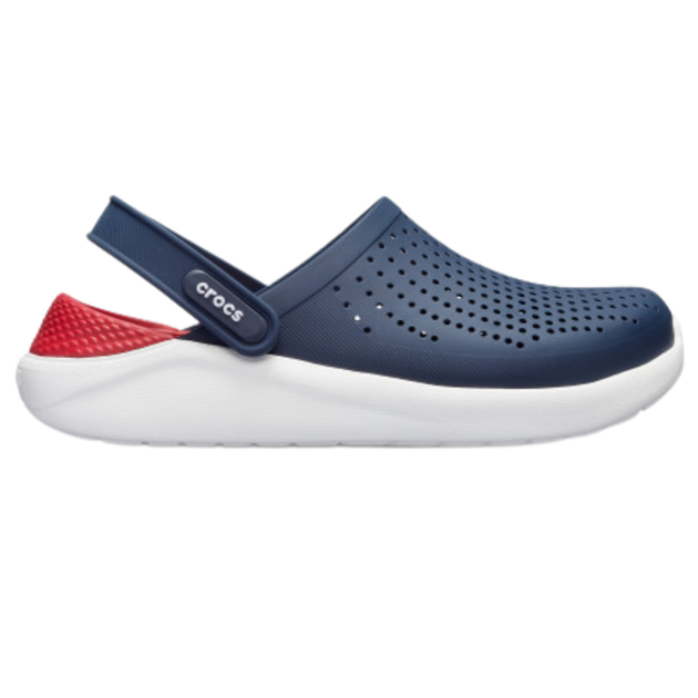 Сабо Crocs Literide Clog 42 р 27-27.5 см Синий Красный 204592-4CC-M9/W11 NAVY/PEPPER - изображение 3