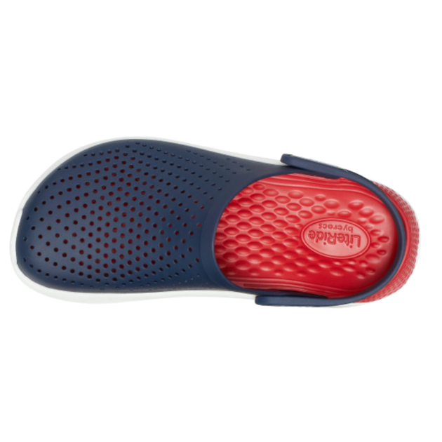 Сабо Crocs Literide Clog 42 р 27-27.5 см Синий Красный 204592-4CC-M9/W11 NAVY/PEPPER - изображение 4