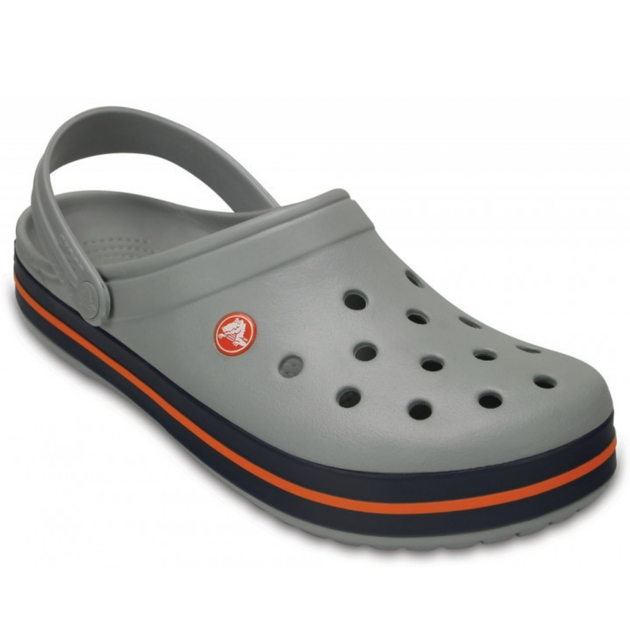 Сабо Crocs Crocband 39 р 25-25.5 см Серые 11016-01U-M7/W9 Light Grey / Navy - изображение 2