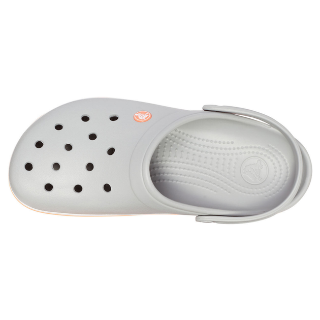 Сабо Crocs Crocband 39 р 25-25.5 см Светло серые 11016-0FL-M7/W9 Light Grey Bright Coral - Фото 4 Сабо Crocs Crocband 39 р 25-25.5 см Светло серые 11016-0FL-M7/W9 Light Grey Bright Coral - изображение 4