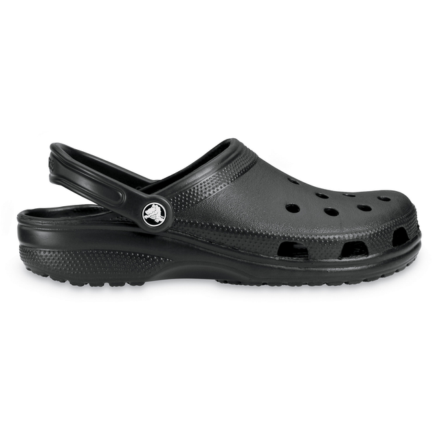 Сабо Crocs Classic Clog 45 р 29.2-29.7 см Черные 10001-M12/W14 Black - изображение 3