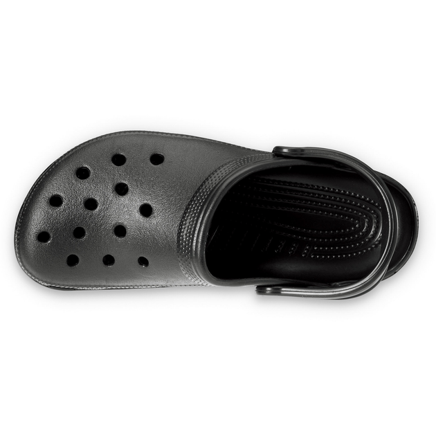 Сабо Crocs Classic Clog 45 р 29.2-29.7 см Черные 10001-M12/W14 Black - изображение 4