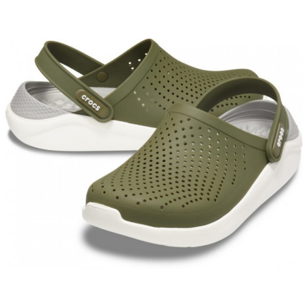 Сабо Crocs Literide Clog 42 р 27-27.5 см Хаки Зеленые 204592-37P-M9/W11 Army Green - Фото 1 Сабо Crocs Literide Clog 42 р 27-27.5 см Хаки Зеленые 204592-37P-M9/W11 Army Green - изображение 1