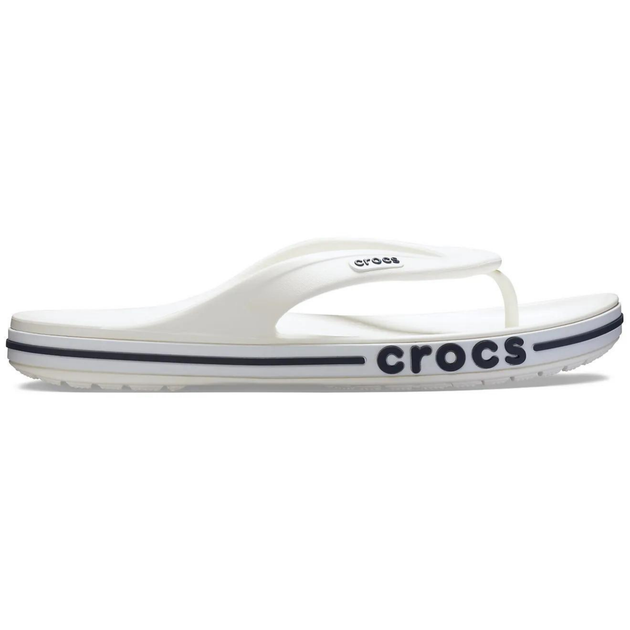 Тапочки Crocs Bayaband Flip 37 р 23.2-24 см Білі 205393-126-M5/W7 White - Фото 3 Тапочки Crocs Bayaband Flip 37 р 23.2-24 см Білі 205393-126-M5/W7 White - зображення 3