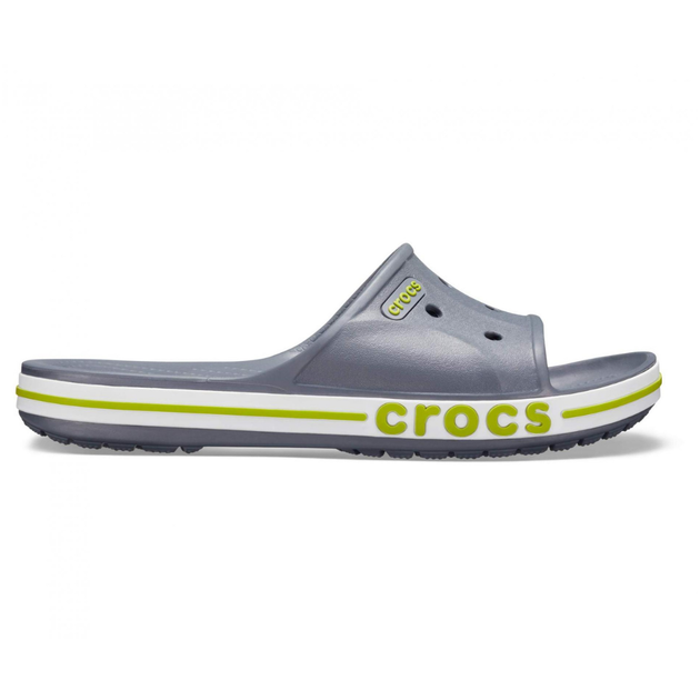 Шлепанцы Crocs Bayaband Slide 40-41 р 25.8-26.7 см Cерые с зеленым 205392-M8/W10 Charcoal - изображение 3