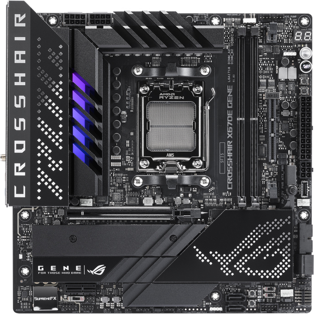 Материнская плата Asus ROG Crosshair X670E Gene (sAM5, AMD X670, PCI ...
