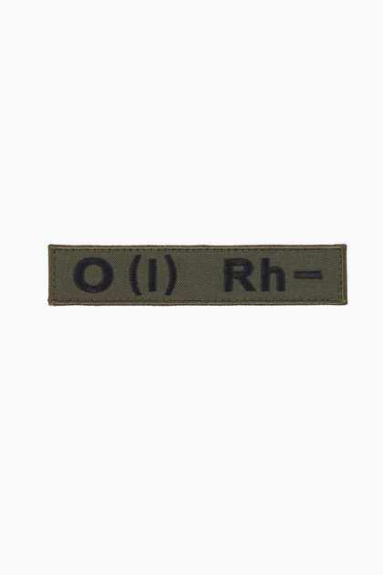Шеврон O(I) Rh – олива 12 х 2,5 см (2000989177548) - изображение 1