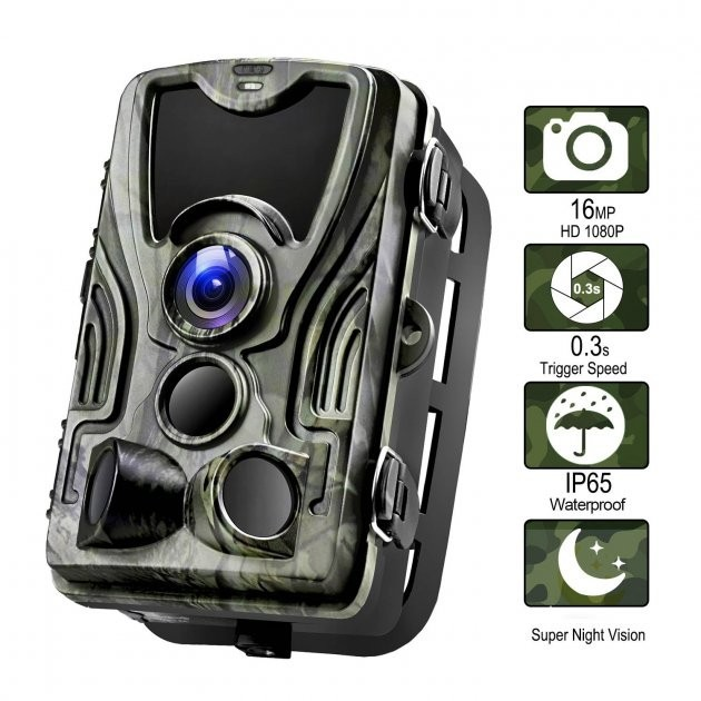 Фотоловушка Suntek HC801A (автономная камера) камера наблюдения охотничья с экраном - изображение 1