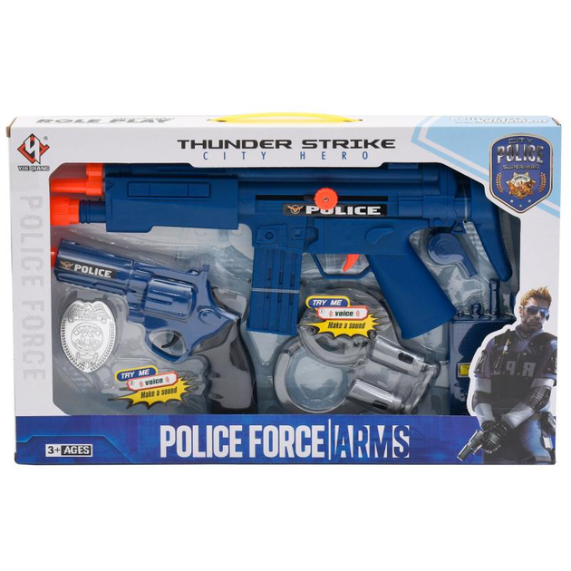 Игровой набор полицейского с автоматом и наручниками P014 – игрушки с ...
