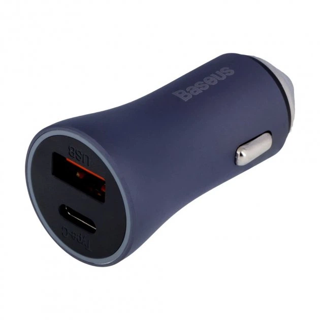 Авто Зарядний Пристрій Baseus PD+QC3.0 40W CCJD Темно-Сірий - зображення 2