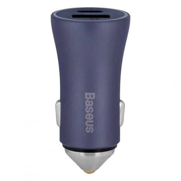 Авто Зарядний Пристрій Baseus PD+QC3.0 40W CCJD Темно-Сірий - зображення 3