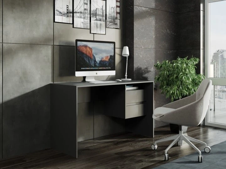 Компьютерный стол СТК-04 на два выдвижных ящика Ш 1250 / В 755 / Г 516 ...