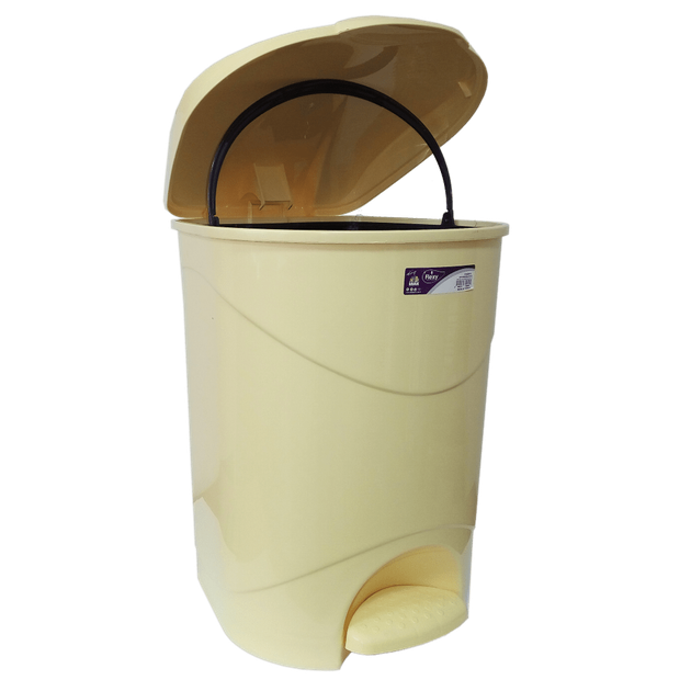 Відро для сміття з педаллю Bella №3 30л жовте IRAK PLASTIK - зображення 2