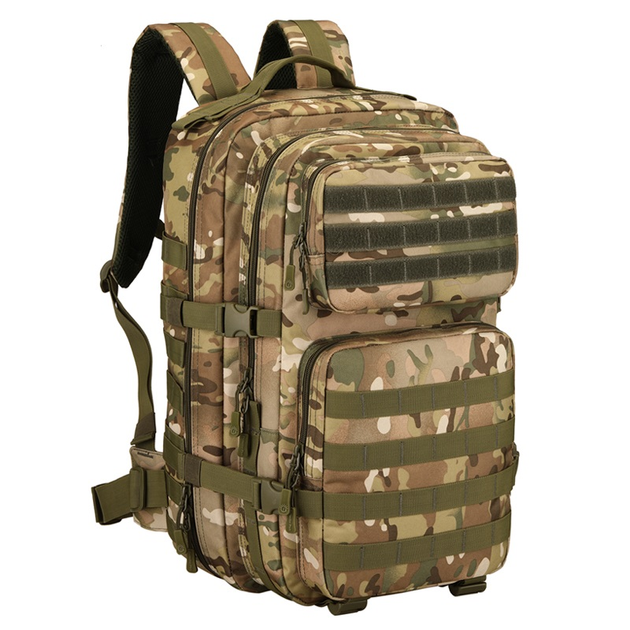 Рюкзак тактичний військовий штурмовий Protector plus S458 45л із системою Molle camouflage - зображення 1