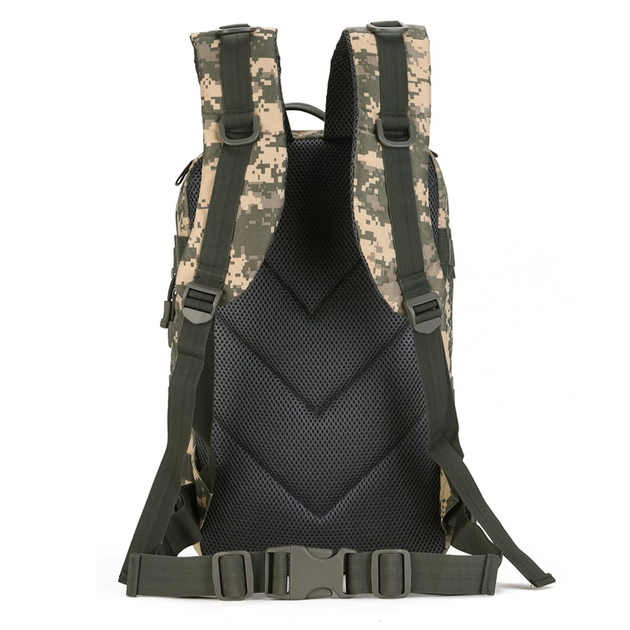 Рюкзак тактический военный Protector plus S411 40л с системой Molle Pixel камуфляж - изображение 2