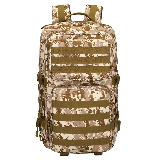 Рюкзак тактический военный штурмовой Protector plus S458 45л с системой Molle desert digital камуфляж - изображение 2