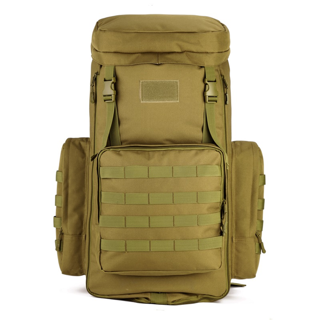 Рюкзак тактичний військовий Protector plus S408 70л штурмовий із системою Molle coyote brown - зображення 2