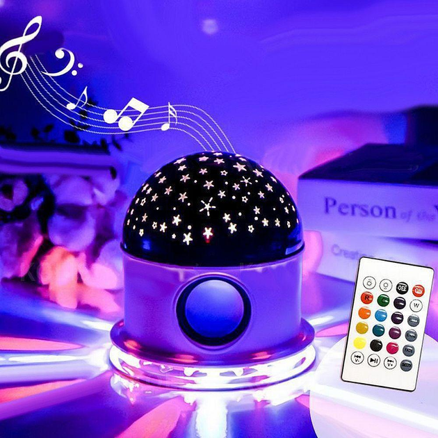 Проектор звездного неба с успокаивающей музыкой - ✔Купить в магазине Кактус