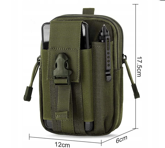 Военная тактическая сумка M2 SAND CAMO Зеленая - изображение 1