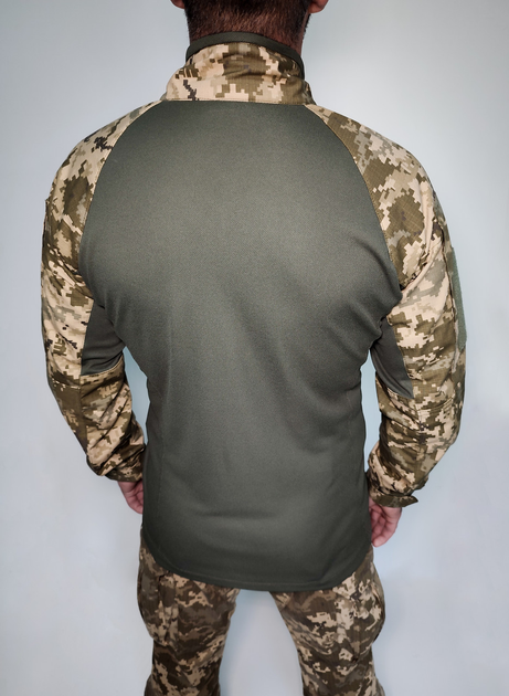 Тактическая рубашка UBACS LeRoy цвет - пиксель-олива (62) - изображение 2