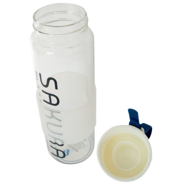 Пляшка з високою термостійкістю Remax Sakura Glass Rcup-013 490ml - Фото 2 Пляшка з високою термостійкістю Remax Sakura Glass Rcup-013 490ml - зображення 2