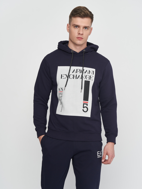 Худи Armani Exchange  2XL (52) Темно-синее – низкие цены, кредит,  оплата частями в интернет-магазине ROZETKA | Купить в Украине: Киеве,  Харькове, Днепре, Одессе, Запорожье, Львове