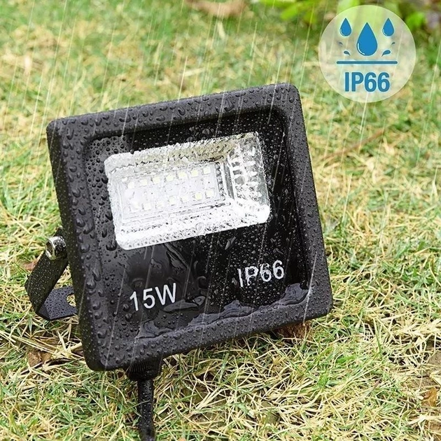 Уличный Прожектор SMART LED 15W IP66 RGB Bluetooth с приложением - изображение 4